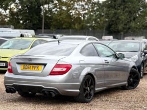 2012 Mercedes-Benz C Class 1.8 C180 Blueefficiency Amg Sport Edition 125 G-Tronic+ Euro 5 (s/s) 2dr in Silver — image 4