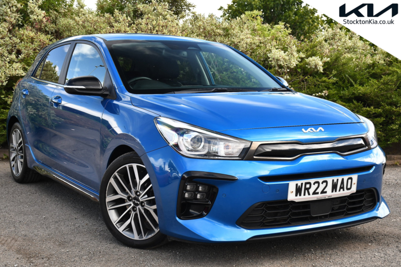 2022 Kia Rio 1.0 T-Gdi Mhev Gt-Line S Hatchback 5dr Petrol Hybrid Manual Euro 6 (s/s) (118 Bhp) in Blue — image 1