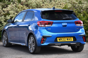 2022 Kia Rio 1.0 T-Gdi Mhev Gt-Line S Hatchback 5dr Petrol Hybrid Manual Euro 6 (s/s) (118 Bhp) in Blue — image 3