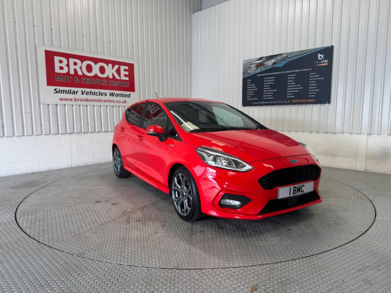 2019 Ford Fiesta 1.0t Ecoboost St-Line Euro 6 (s/s) 5dr in Red — image 1