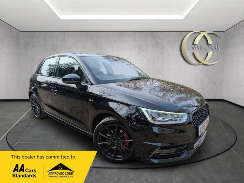 2018 Audi A1 1.4 Tfsi S Line Sportback S Tronic Euro 6 (s/s) 5dr (nav) in Black — image 1