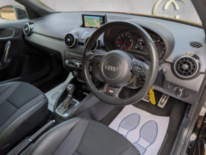 2018 Audi A1 1.4 Tfsi S Line Sportback S Tronic Euro 6 (s/s) 5dr (nav) in Black — image 3