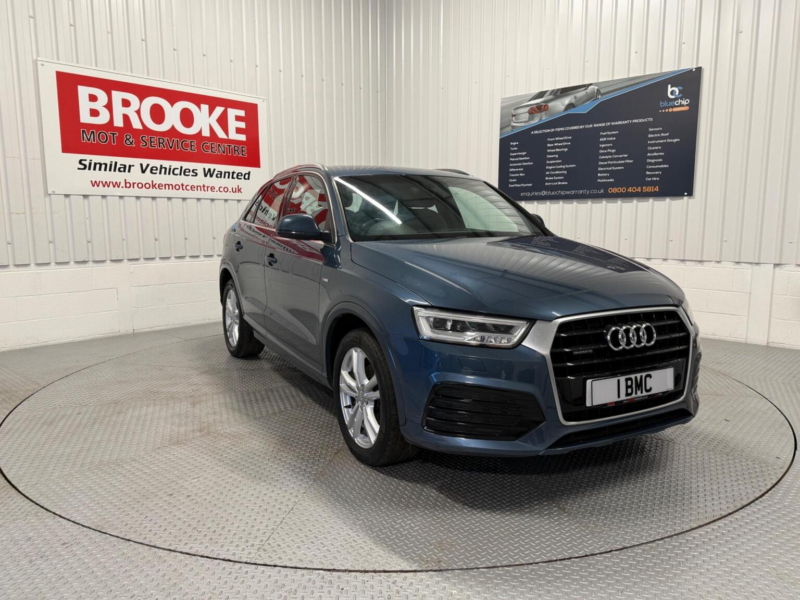 2015 Audi Q3 2.0 Tfsi S Line S Tronic Quattro Euro 6 (s/s) 5dr in Blue — image 1
