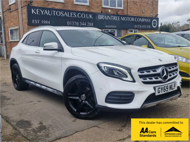 2019 Mercedes-Benz Gla 1.6 Gla180 Amg Line Edition SUV 5dr Petrol 7g-Dct Euro 6 (s/s) (122 Ps) in White — image 1