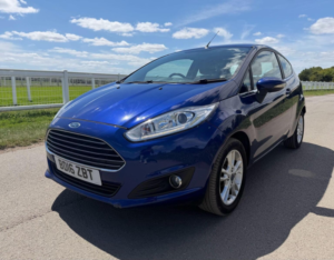 2016 Ford Fiesta 1.0t Ecoboost Zetec Powershift Euro 6 3dr in Blue — image 4