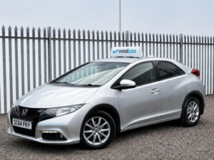 2015 Honda Civic 1.6 I-Dtec Se Plus Euro 5 (s/s) 5dr in Silver — image 2