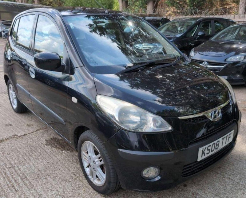 2008 Hyundai I10 1.1 Comfort Euro 4 5dr in Black — image 1