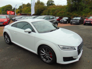 2015 Audi Tt 2.0 Tdi Ultra Sport * Mot May 2027 * 8 Service Stamps * Finance Available * Free 6 Months Warranty * in White — image 3