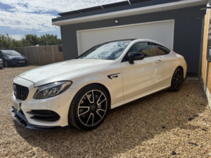 2017 Mercedes-Benz C Class 3.0 C43 V6 Amg in White — image 3