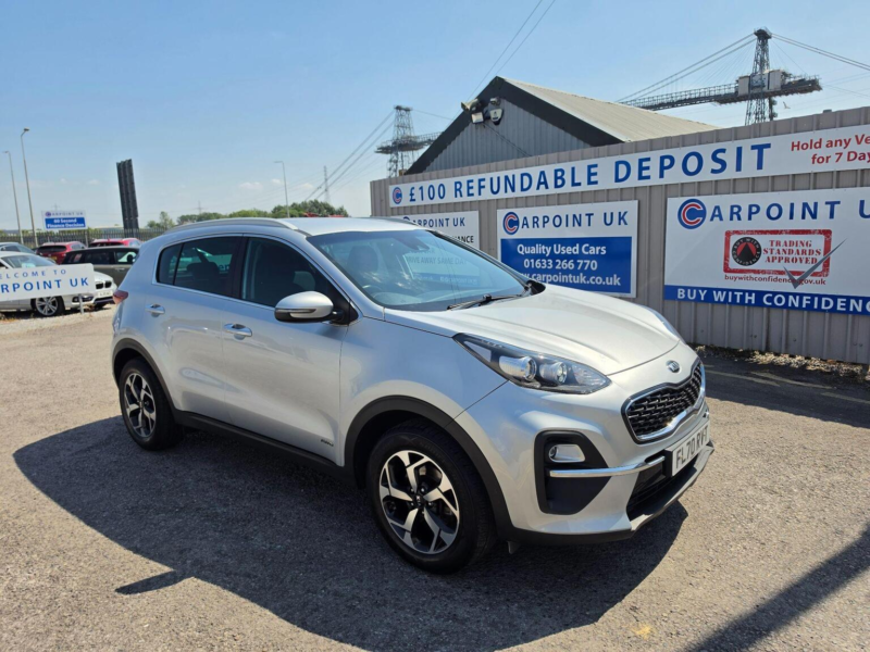 2020 Kia Sportage 1.6 T-Gdi 2 AWD Euro 6 (s/s) 5dr in Silver — image 1