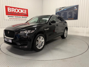 2017 Jaguar F-Pace 2.0 D240 Portfolio Auto AWD Euro 6 (s/s) 5dr in Black — image 3
