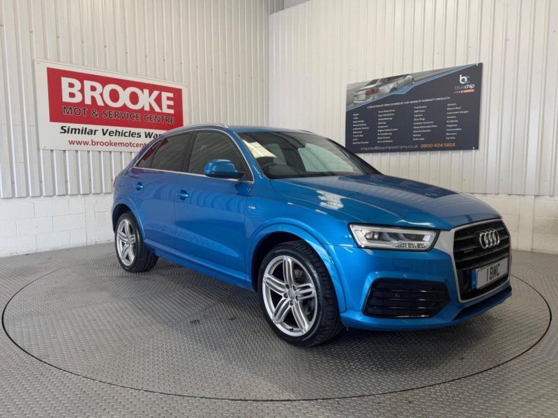 2015 Audi Q3 2.0 Tdi S Line Plus Quattro Euro 6 (s/s) 5dr in Blue — image 1