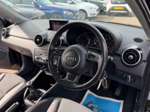 2016 Audi A1 1.4 Tfsi Sport Sportback Euro 6 (s/s) 5dr in Black — image 3