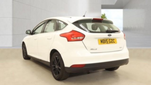 2015 Ford Focus 1.0 T Ecoboost Zetec White 5dr Lowtax+8 Stamps in White — image 2