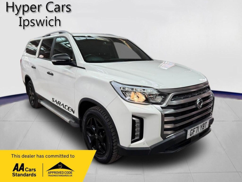 2022 Ssangyong Musso 2.2d Saracen Auto 4WD Euro 6 4dr in White — image 1