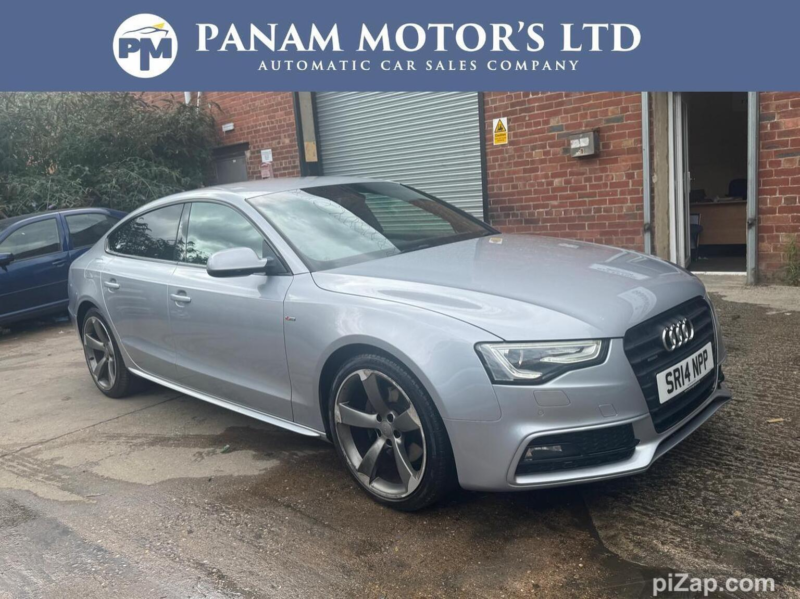 2014 Audi A5 3.0 Tdi V6 Black Edition Sportback S Tronic Quattro Euro 5 (s/s) 5dr in Silver — image 1
