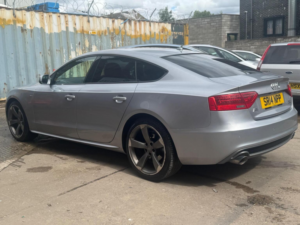 2014 Audi A5 3.0 Tdi V6 Black Edition Sportback S Tronic Quattro Euro 5 (s/s) 5dr in Silver — image 4