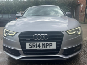 2014 Audi A5 3.0 Tdi V6 Black Edition Sportback S Tronic Quattro Euro 5 (s/s) 5dr in Silver — image 5