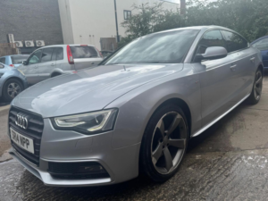 2014 Audi A5 3.0 Tdi V6 Black Edition Sportback S Tronic Quattro Euro 5 (s/s) 5dr in Silver — image 6