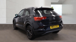 2021 Volkswagen T-Roc 1.5 Tsi Evo Black Edition SUV 5dr Petrol DSG Euro 6 (s/s) (150 Ps) in Black — image 3