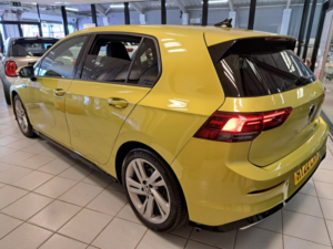2022 Volkswagen Golf 1.5 Etsi Mhev R-Line Hatchback 5dr Petrol Hybrid DSG Euro 6 (s/s) (150 Ps) in Yellow — image 2