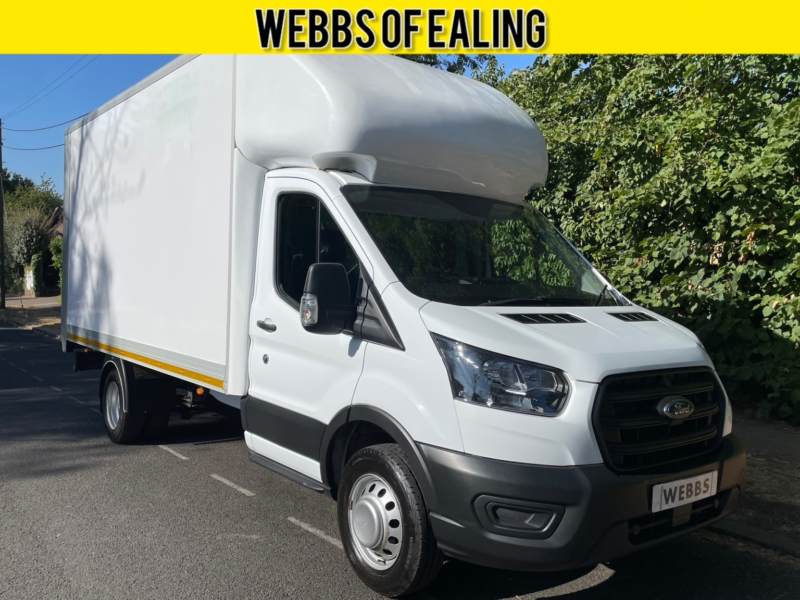 2023 Ford Transit 2.0 Transit Leader 350 L4 2.0l Ecoblue 130ps Rwd Luton Xxlwb in White — image 1