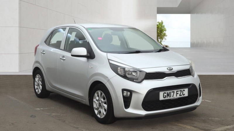 2017 Kia Picanto 1.25 2 Hatchback 5dr Petrol Auto Euro 6 (83 Bhp) in Silver — image 1