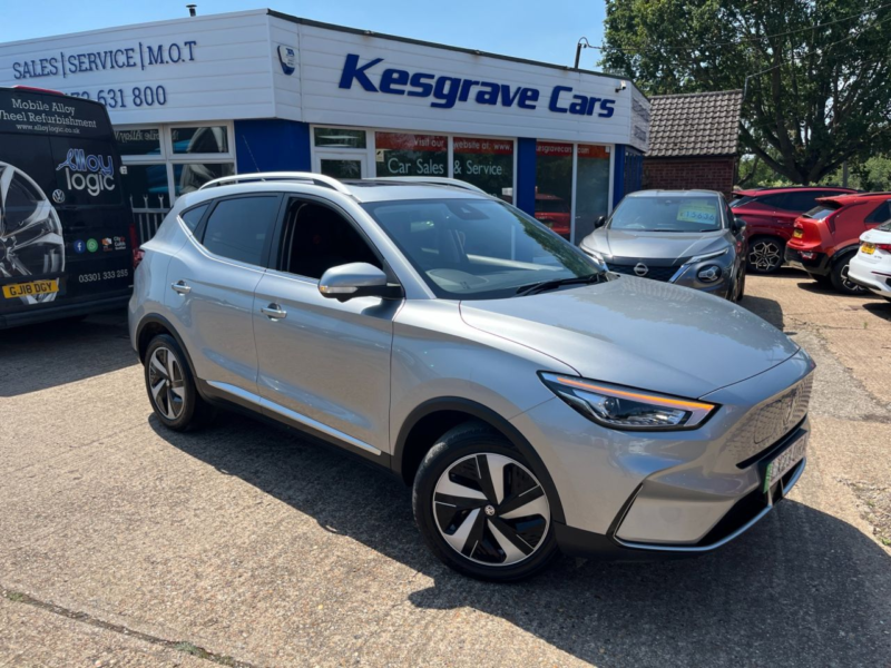 2023 MG MG Zs 72.6kwh Trophy Long Range SUV 5dr Electric Auto (156 Ps) in Silver — image 1