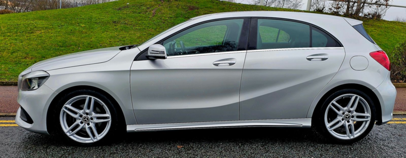 2018 Mercedes-Benz A Class 2.1 A200d Amg Line Hatchback 5dr Diesel 7g-Dct Euro 6 (s/s) (136 Ps) in Silver — image 1