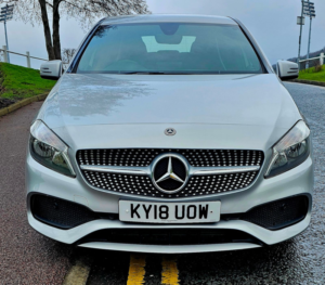 2018 Mercedes-Benz A Class 2.1 A200d Amg Line Hatchback 5dr Diesel 7g-Dct Euro 6 (s/s) (136 Ps) in Silver — image 3