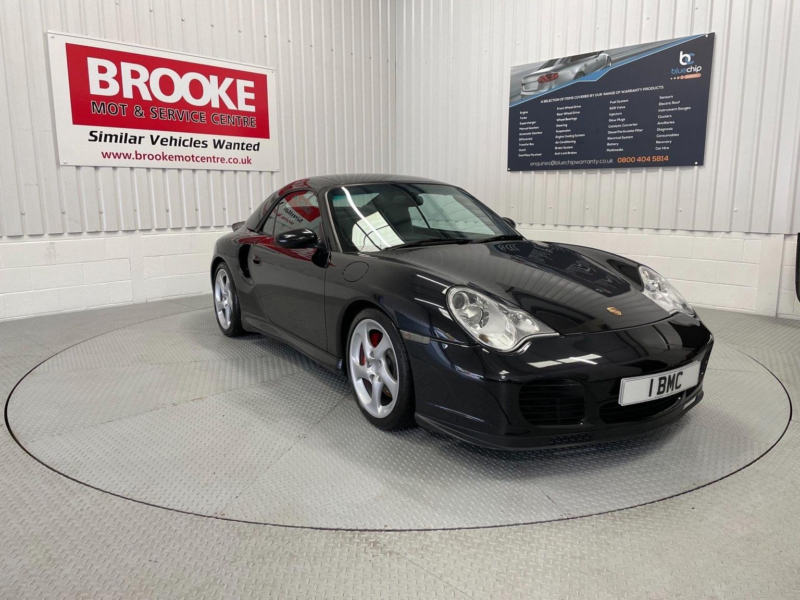 2004 Porsche 911 3.6 996 Turbo Cabriolet Tiptronic S AWD 2dr in Black — image 1