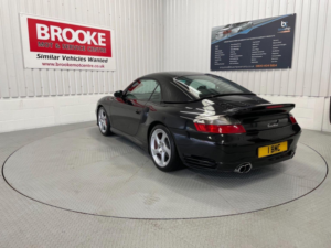 2004 Porsche 911 3.6 996 Turbo Cabriolet Tiptronic S AWD 2dr in Black — image 3