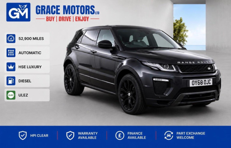 2018 Land Rover Range Rover Evoque 2.0 Td4 Hse Dynamic Auto 4WD Euro 6 (s/s) 5dr in Grey — image 1
