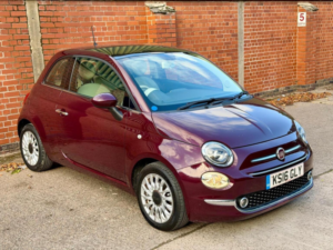 2016 Fiat 500 1.2 Lounge Dualogic Euro 6 (s/s) 3dr in Red — image 2