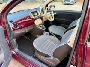 2016 Fiat 500 1.2 Lounge Dualogic Euro 6 (s/s) 3dr in Red — image 5