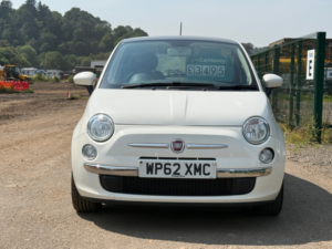 2013 Fiat 500 1.2 Lounge Hatchback 3dr Petrol Manual Euro 4 (69 Bhp) in White — image 2
