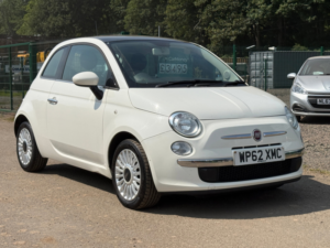 2013 Fiat 500 1.2 Lounge Hatchback 3dr Petrol Manual Euro 4 (69 Bhp) in White — image 5