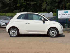 2013 Fiat 500 1.2 Lounge Hatchback 3dr Petrol Manual Euro 4 (69 Bhp) in White — image 6