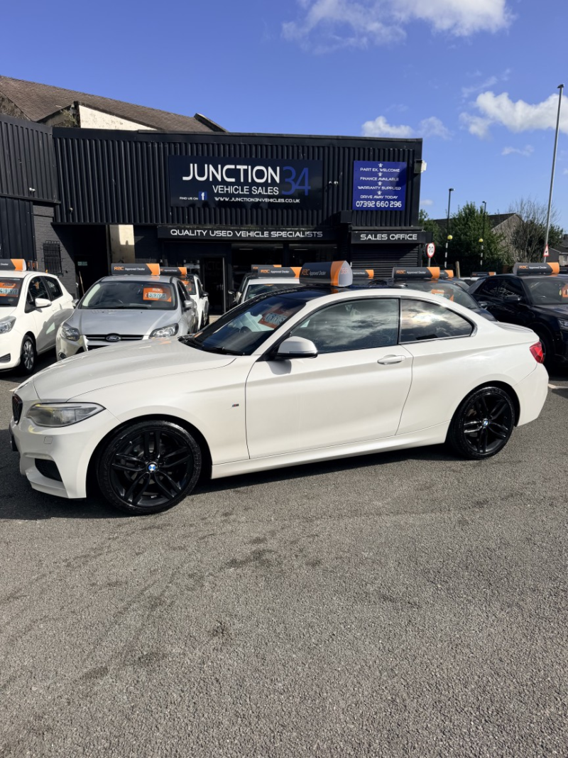 2014 BMW 2 Series 2.0 218d M Sport Coupe in White — image 1