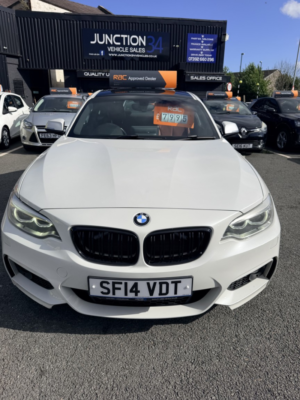 2014 BMW 2 Series 2.0 218d M Sport Coupe in White — image 2
