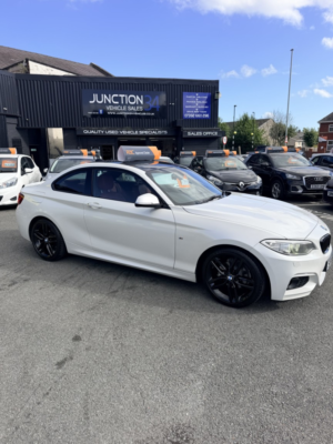 2014 BMW 2 Series 2.0 218d M Sport Coupe in White — image 4