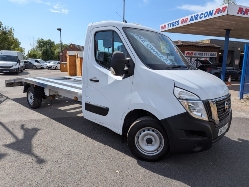 2020 Nissan Nv400 2.3 Dci 35 Acenta Recovery Truck Car Transporter in White — image 1