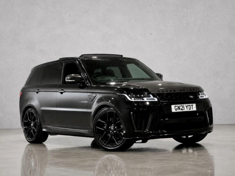 2021 Land Rover Range Rover Sport 5.0 P575 V8 Svr Carbon Edition Auto 4WD Euro 6 (s/s) 5dr in Black — image 1