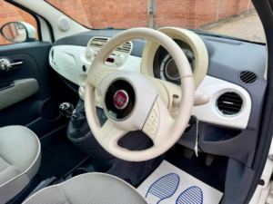 2012 Fiat 500 1.2 Lounge Euro 5 (s/s) 3dr in White — image 5