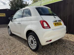 2019 Fiat 500 1.2 1.2 69hp Lounge in White — image 4