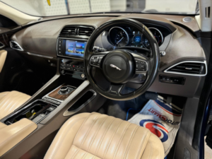 2017 Jaguar F-Pace 2.0 D180 Portfolio Auto AWD Euro 6 (s/s) 5dr in Blue — image 2