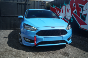 2018 Ford Focus 1.0t Ecoboost St-Line X Hatchback 5dr Petrol Manual Euro 6 (s/s) (140 Ps) in Blue — image 3