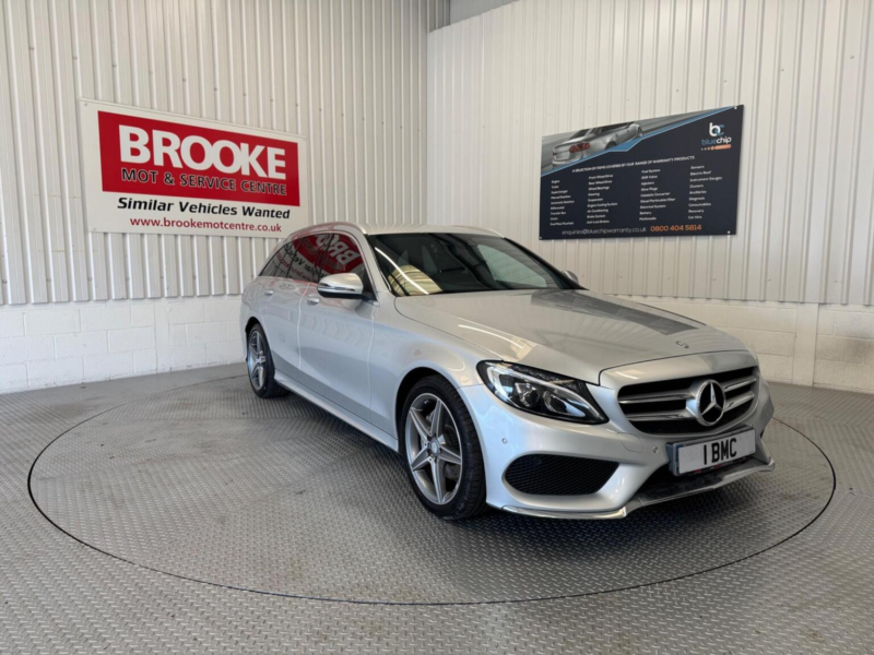 2016 Mercedes-Benz C Class 2.0 C200 Amg Line 7g-Tronic+ Euro 6 (s/s) 5dr in Silver — image 1
