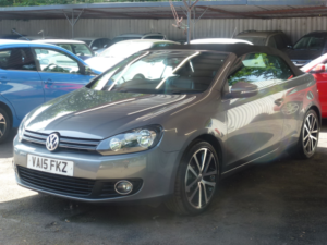 2015 Volkswagen Golf 2.0 Tdi Bluemotion Tech Gt Cabriolet 2dr Diesel Manual Euro 5 (s/s) (140 Ps) in Grey — image 2