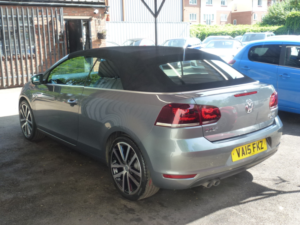 2015 Volkswagen Golf 2.0 Tdi Bluemotion Tech Gt Cabriolet 2dr Diesel Manual Euro 5 (s/s) (140 Ps) in Grey — image 3